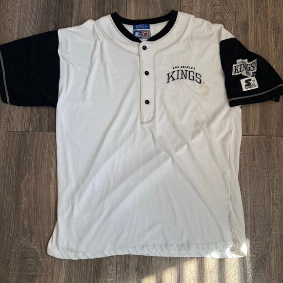Vintage Los Angeles Kings Starter button up jersey shirt size XL NHL - Picture 1 of 6
